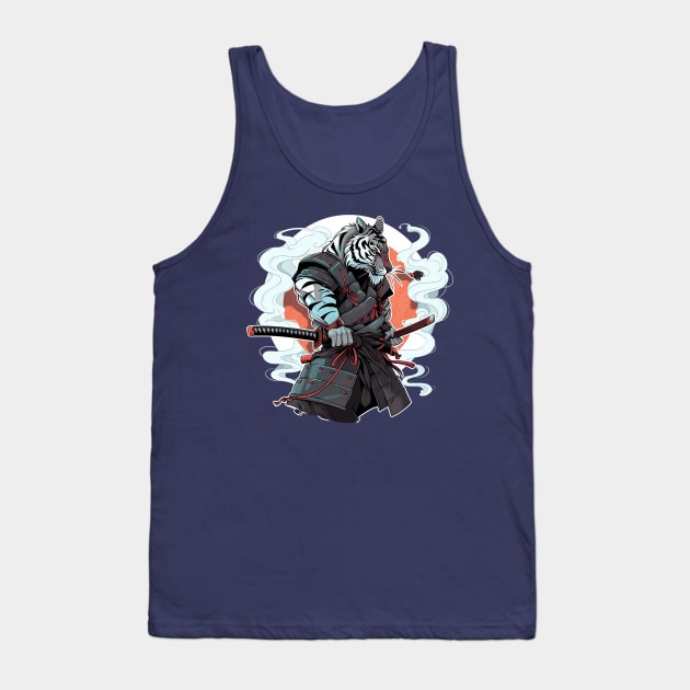 samurai tiger Tank Top by fancy ghost